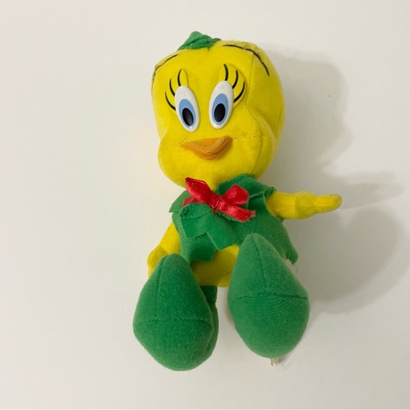 1992 Warner Brothers Tweety Bird Robin Hood Plush Toy 8” Tall - Picture 11 of 13
